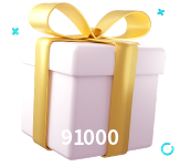 Receba seus bônus de boas-vindas no 91000